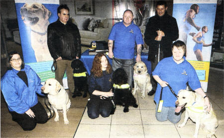Local Guide Dog owners paid a visit to Bow Street Mall last weekend as The Guide Dogs for the Blind Association was made the Mall's Charity for 2009. US0309-104A0 Picture By: Aidan O'Reilly
