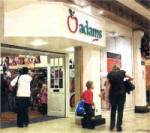 The Adams shop in Bow Street Mall