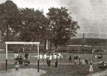The Hilden Play Park when it was owned by Hilden Mill. Photograph courtesy of Irish Linen Centre and Lisburn Museum.