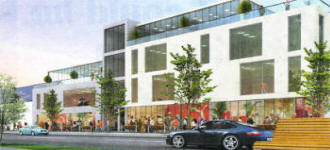 An artist's impression of how the Seymour Street development could look.