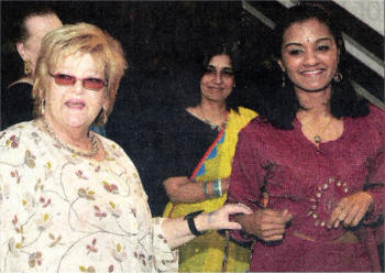Mo McDevitt from Studio 23 with Gowri Ramanathan