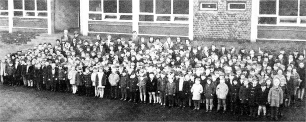 Pupils at Knockmore Primary School in 1969