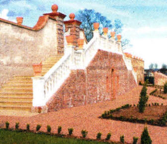 The Perron Staircase at Castle Gardens, Lisburn. The staircase is one of many features inside the park which were restored thanks to a £2.7million HLF grant.
	