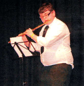 Ben Houston performing at Laurelhill Community College's recent Spring Concert. 