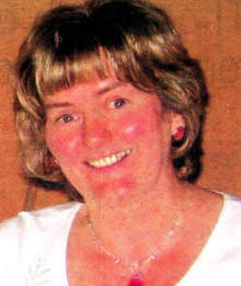 Linda Clayton, who sadly passed away in the Cancer Centre in February.
	