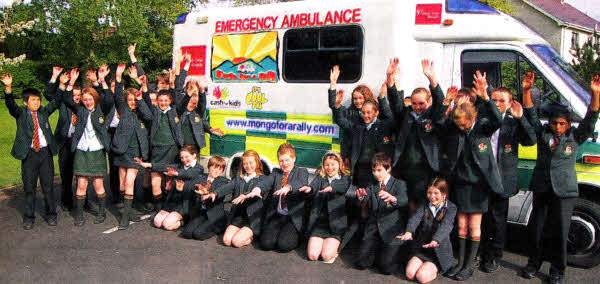 Friends' School pupil's with the ambulance teacher Stephen Robinson will be driving to Mongolia with his team mates to raise money for Cash for Kids and Mercy Corps in Mongolia.
	