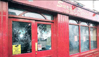 Sara's Plaice which was vandalised again on Wednesday. US1410-113A0