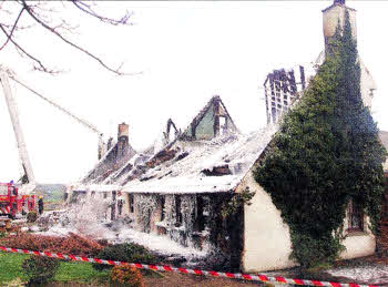 The Tidy Dotter in Ravarnet which burnt down. US1008-102A0 Picture By: Aidan 0'Reilly