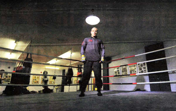 European Super Middleweight Champion Brian Magee during a workout at St.Agnes this week. Plc by Presseye.