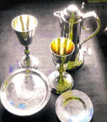 The communion silver now stolen