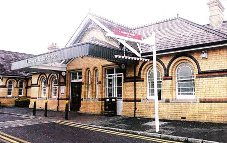 Lisburn Train Station - the Enterprise is set to stop here from December 13.

