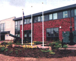 40th Regt Royal Artillery (The Lowland Gunners) newly built Home Lines, incorporatlng offices, stores and maintenance areas for all of the regiment's needs