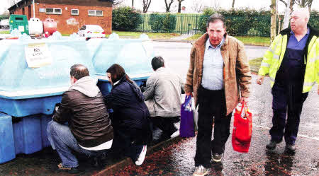 Emergency water stations at Lisburn Leisureplex brought some relief for local residents who were without water for days following the thaw which burst pipes in hundreds of homes across the city.