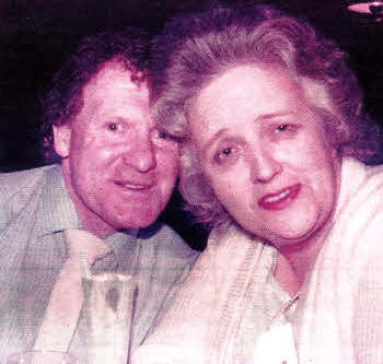 Wilfie with his wife Heather.