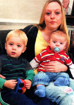 Kim Winters with her sons Aaron and Samuel- LM3910-144gc