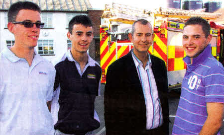 Environment Minister Edwin Poots, MLA and members of Hillhall Young farmers' Club.