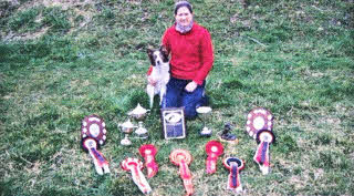 Andrea and Ruby will be competing at Crufts this weekend.