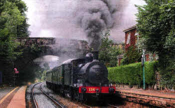The steam train that will go to Bangor from Lisburn next Saturday during the Bank Holiday weekend.