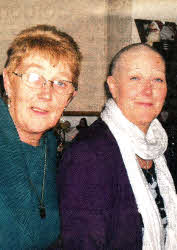 Elaine Frazer with her mum