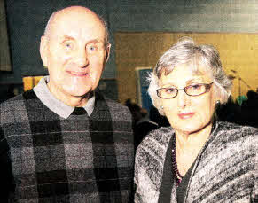 Lawrence and Mary Collingwood, Aghalee, at the annual Harry Ferguson lecture, Hillsborough. US4611-508cd