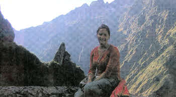 Kayleigh on the Inca Trail