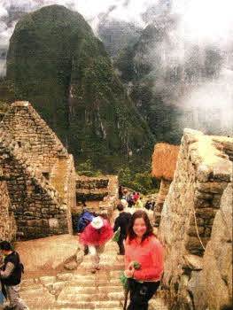 Kayleigh at Machu Picchu