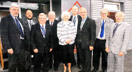 Danny Kennedy MLA Minister for Regional Development pictured at McCreath Taylor with members of Local Councils for a Seminar on dealing with Gritting Conditions during a harsh winter. US3611-11OA0
