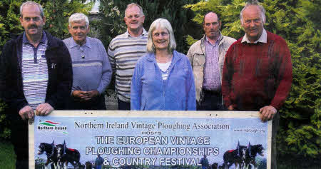 Left to right, Victor Scott, Jamie Smith, Ronnie Coulter (Chairman of NIVPA), Miriam Ward (Secretary of NIVPA), Alan McLaughlin (Vice-chairman of NIVPA) and Robert Kidd