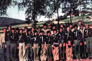 1st Derriaghy and 1st Cullybackey Scouts visit to the World Jamboree, Norway 1975.