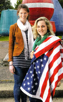(Left to right) Hannah McDaid and Roberta Hoey.