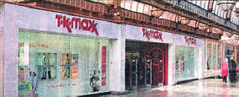 TK Maxx - set to close in June
