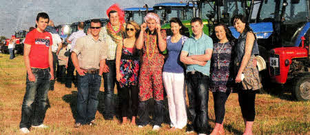 Some of the participants at the recent Tractor Road Run.