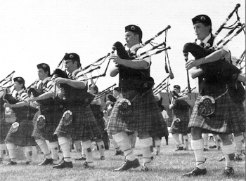 The Hamilton Police Pipe Band from Ontario, Canada