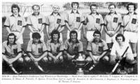 1975-76-Alan Tolerton's Anderson Cup Winners at Banbridge - Back How (left to right) P. McCabe, T. Lappin, W. Campbell, D. Johnston, D. Shaw, E. Priestly, N. Quinn. Front Row (left to right) M. Bowden, T). McClements. I. Raphael. A. Tolerton (('apt.), 111. Thorpe, T. Gowan