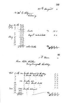 A page from the accounts