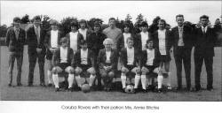 Coruba Rovers with their patronMrs, Annie Ritchie
