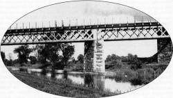 The railway viaduct at Newport 
