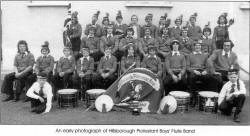 An early photograph of Hillsborough Protestant Boy's Flute Band
