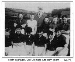 Team manager, 3rd Dromore Life Boy Team -(W. P.)