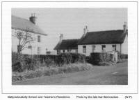 Ballyvicknakelly School and Teacher's Residence. Photo by the late Earl McCracken. (W.P)