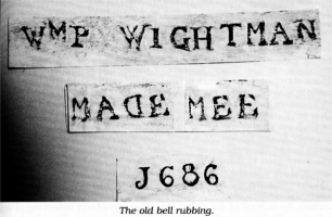 The old bell rubbing.