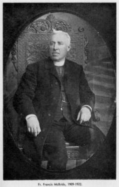 Fr. Frqncis McBride, 1909-1923,