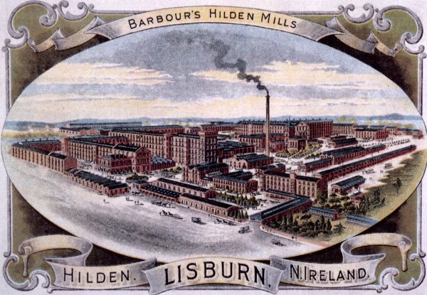 A 1920s postcard view reproduced courtesy of the Irish Linen Centre & Lisburn Museum
