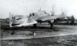 Beaufort aircraft at Long Kesh, one of many used by No. 5 OTU.