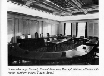 Lisburn Borough Council, Council Chamber, Borough Offices, Hillsborough.