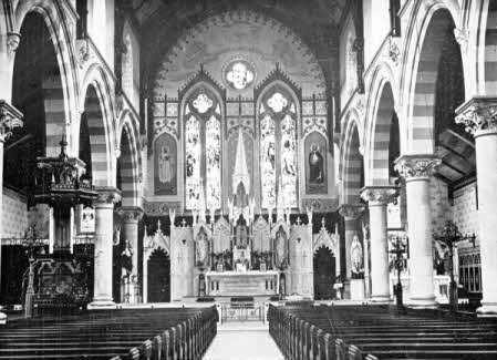 Interior of St. Patrick's Church, Lisburn (photo by the Northern Whig and Belfast Post, Belfast)