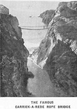 THE FAMOUS CARRICK-A-REDE ROPE BRIDGE