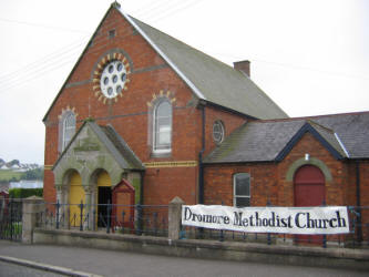Dromore Methodist Church, opened in 1871.