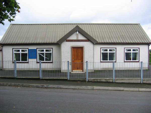 Ravernet Mission Hall, renovated in the late 1980s/early 1990s, the hall was formerly the reading room for the local mill.