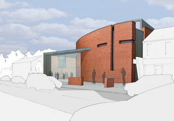 The new church complex facing on to Kingsway, due to be completed in 2010.